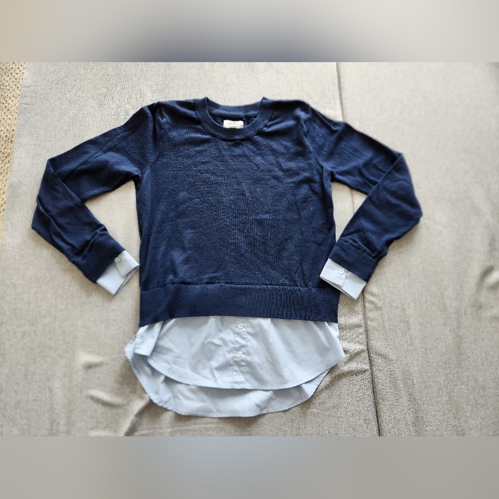 Crewneck Twofer Sweater